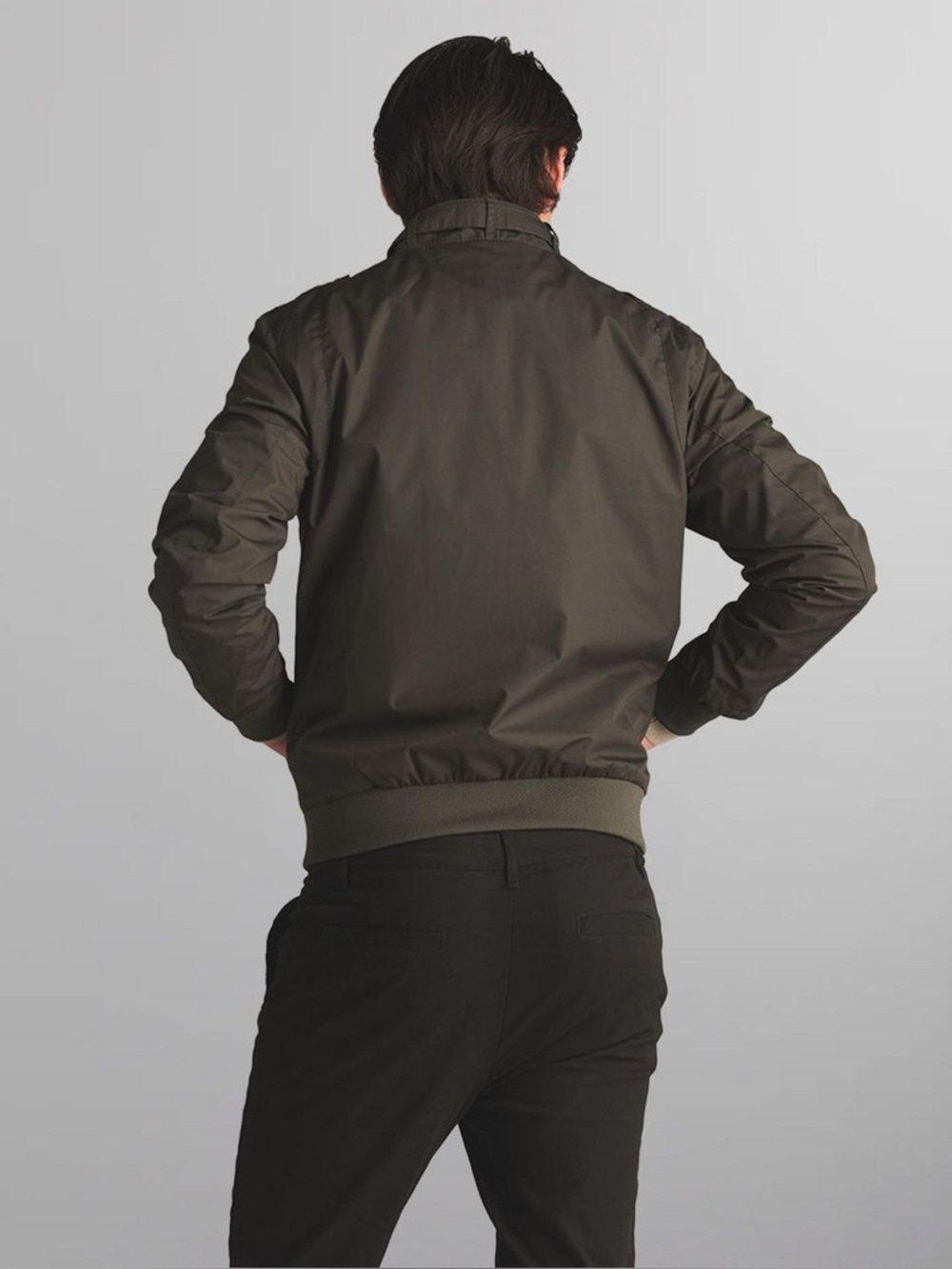 VTG Members Only Classic Iconic Racer Jacket Men M Dark Green - Picture 5 of 16